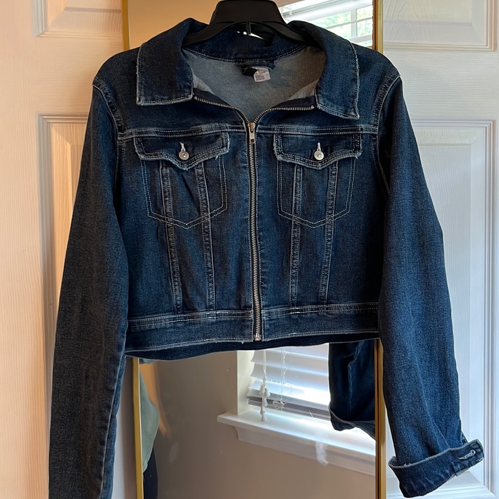 H&M Cropped Denim Jacket